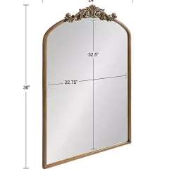 Kirklands Home Arendahl Arched Mirror, 24x36 in. Gold Outlet