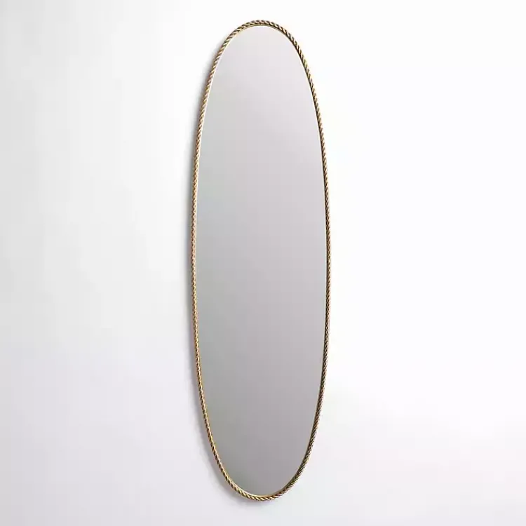Kirklands Home Gold Artemis Twist Frame Wall Mirror Outlet