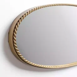 Kirklands Home Gold Artemis Twist Frame Wall Mirror Outlet