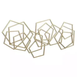 Kirklands Home Astraga Pentagon Plaque Gold Clearance