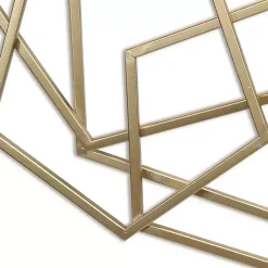Kirklands Home Astraga Pentagon Plaque Gold Clearance