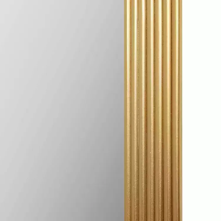 Kirklands Home Gold Aurelia Fluted Wall Mirror Best
