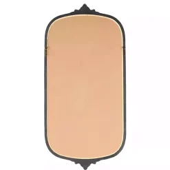 Kirklands Home Gold Beaded Scroll Frame Wall Mirror