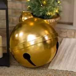 Outdoor Christmas Decorations>Kirklands Home Bell Figurine, 16 in. Gold