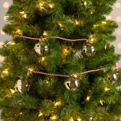 Christmas Tree Decorations>Kirklands Home Bell Peppermint Tree Garland Gold