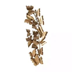 Kirklands Home Butterflies in Flight Wall Plaque Gold Outlet