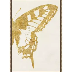 Kirklands Home Gold Butterfly Wings Framed Canvas Art Print Online