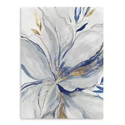 Kirklands Home Gold Charcoal Bloom Canvas Art Print, 24x32 in. Best