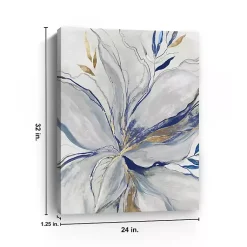 Kirklands Home Gold Charcoal Bloom Canvas Art Print, 24x32 in. Best