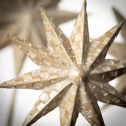 Christmas Decorations>Kirklands Home Christmas Star Figurines, Set of 3 Gold