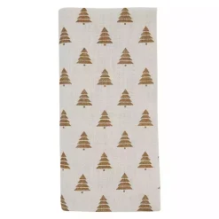 Christmas Dining & Entertaining>Kirklands Home Gold Christmas Tree Napkins, Set of 4