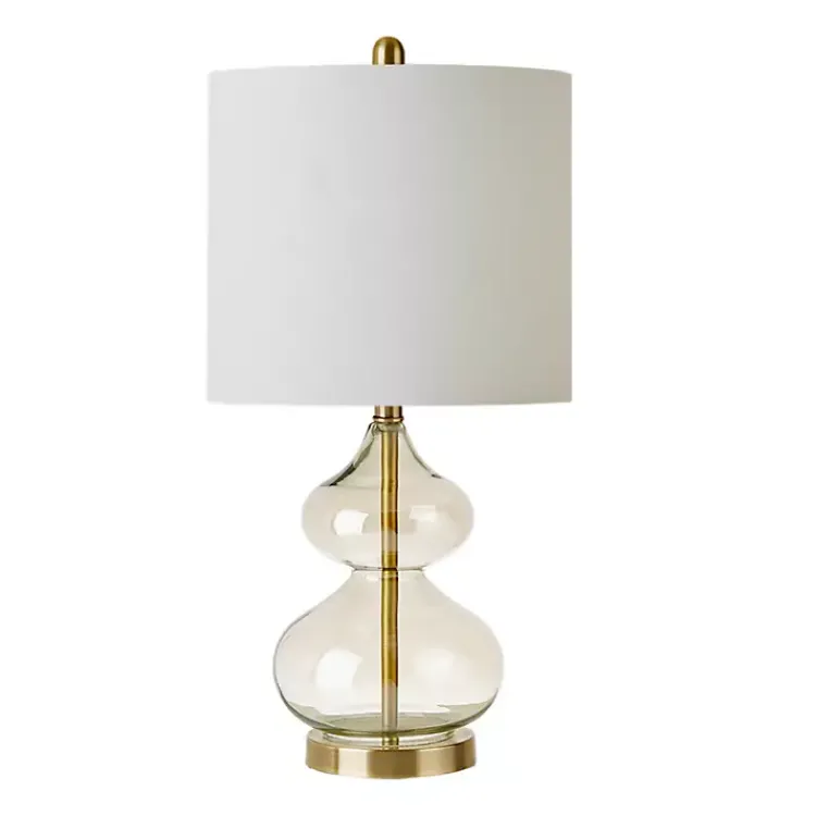 Kirklands Home Curved Glass Table Lamps, Set of 2 Gold Best