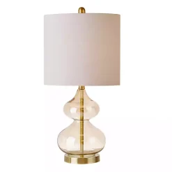 Kirklands Home Curved Glass Table Lamps, Set of 2 Gold Best