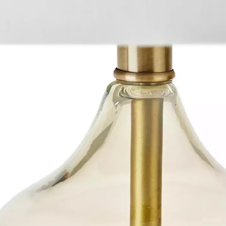 Kirklands Home Curved Glass Table Lamps, Set of 2 Gold Best