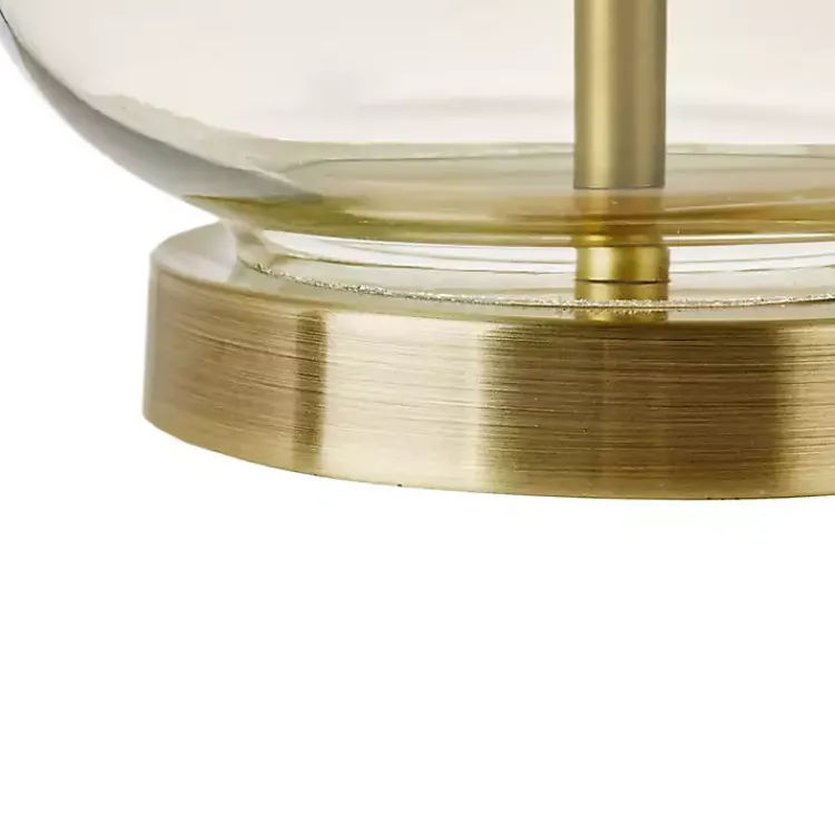 Kirklands Home Curved Glass Table Lamps, Set of 2 Gold Best