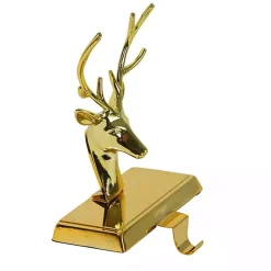 Christmas Stockings & Stocking Holders>Kirklands Home Deer Stocking Holder Gold