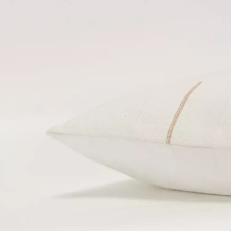 Pillows>Kirklands Home Gold Geometric Woven Lines Throw Pillow