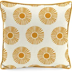 Kirklands Home Gold Good Vibes Only Sunny Outdoor Pillow Sale