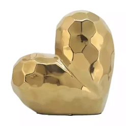 Statues & Figurines>Kirklands Home Heart Figurine Gold