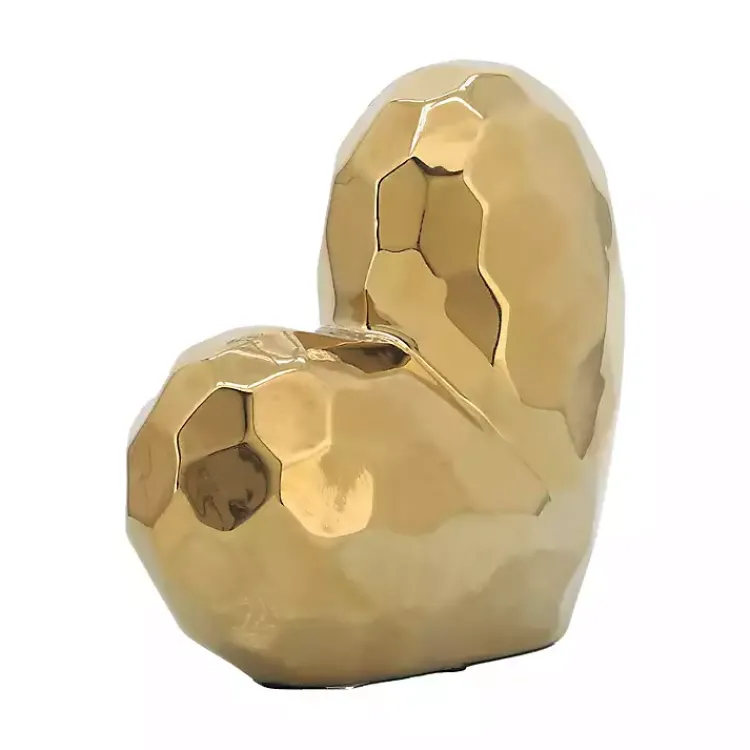 Statues & Figurines>Kirklands Home Heart Figurine Gold