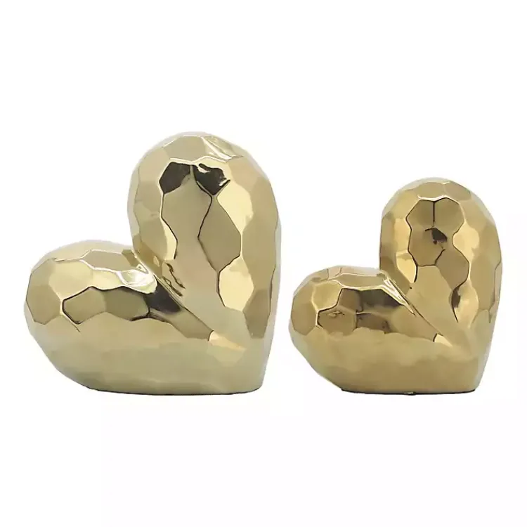 Statues & Figurines>Kirklands Home Heart Figurine Gold