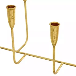 Candle Holders>Kirklands Home Iron Taper Candle Holder Gold
