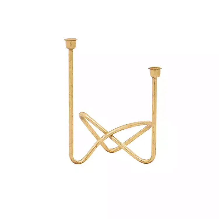 Candle Holders>Kirklands Home Iron Taper Candle Holder Gold
