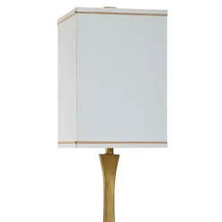 Kirklands Home Gold Leaf Contemporary Buffet Lamp Outlet
