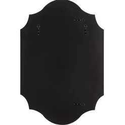 Kirklands Home Gold Leaf Curved Metal Wall Mirror Sale