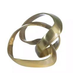 Statues & Figurines>Kirklands Home Metal Abstract Knot Sculpture Gold