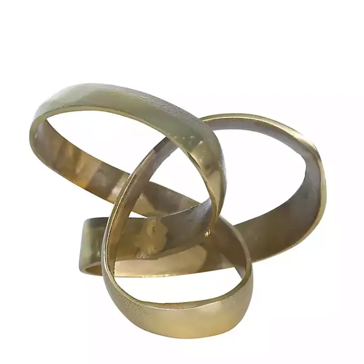 Statues & Figurines>Kirklands Home Metal Abstract Knot Sculpture Gold