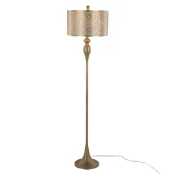 Kirklands Home Metal Ashland Floor Lamp Gold Online