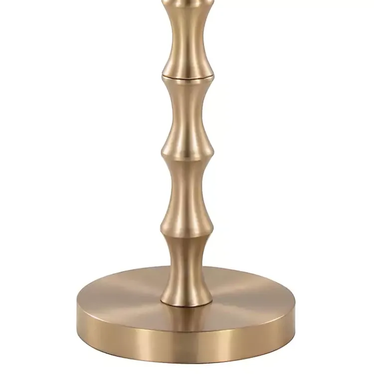 Kirklands Home Metal Bamboo Accent Table Gold Hot