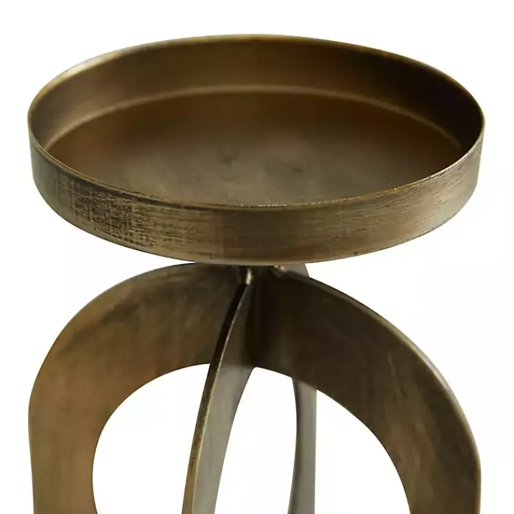 Candle Holders>Kirklands Home Metal Cutout Candle Holders, Set of 3 Gold