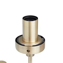 Kirklands Home Metal Double Stem Table Lamp Gold Clearance