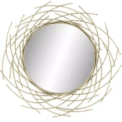 Kirklands Home Gold Metal Glam Layered Mirror Online