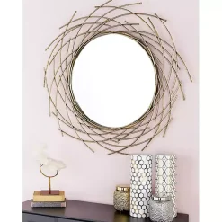 Kirklands Home Gold Metal Glam Layered Mirror Online