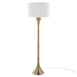 Kirklands Home Metal Hourglass Floor Lamp Gold Best