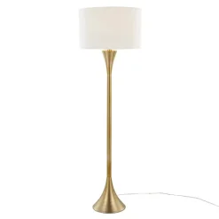 Kirklands Home Metal Hourglass Floor Lamp Gold Best