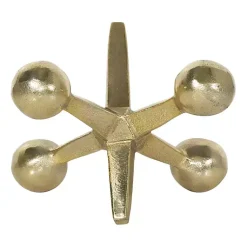 Statues & Figurines>Kirklands Home Metal Jack Sculpture Gold
