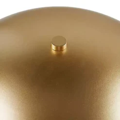 Kirklands Home Metal 2-Light Dome Table Lamp Gold