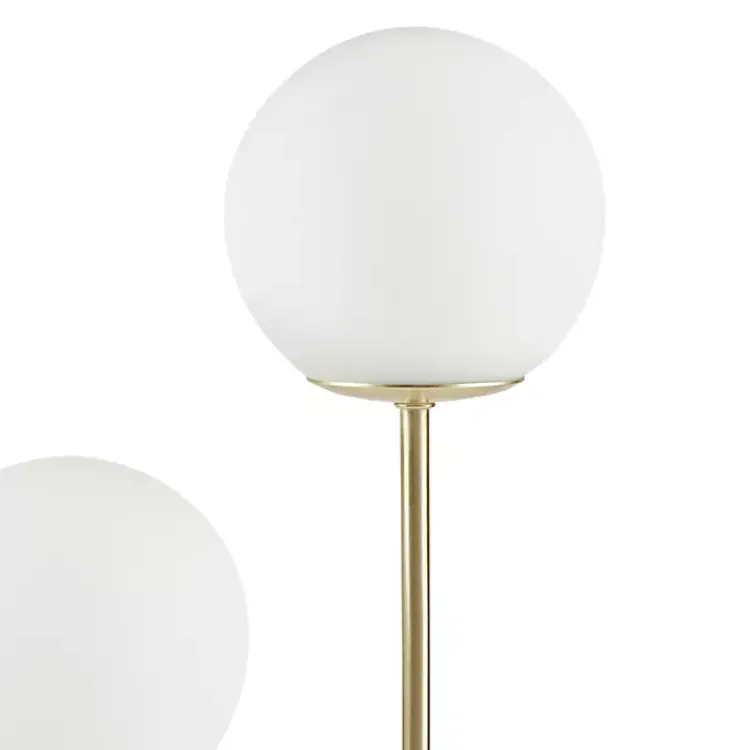 Kirklands Home Gold Metal 2-Light Zusa Modern Table Lamp White Best