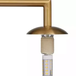 Kirklands Home Gold Metal Smoked Glass Shade Table Lamp Gray Online