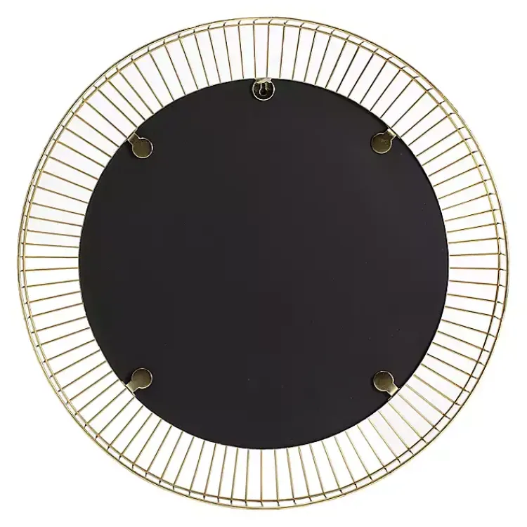 Kirklands Home Gold Metal Sunbeam Wall Mirror Outlet