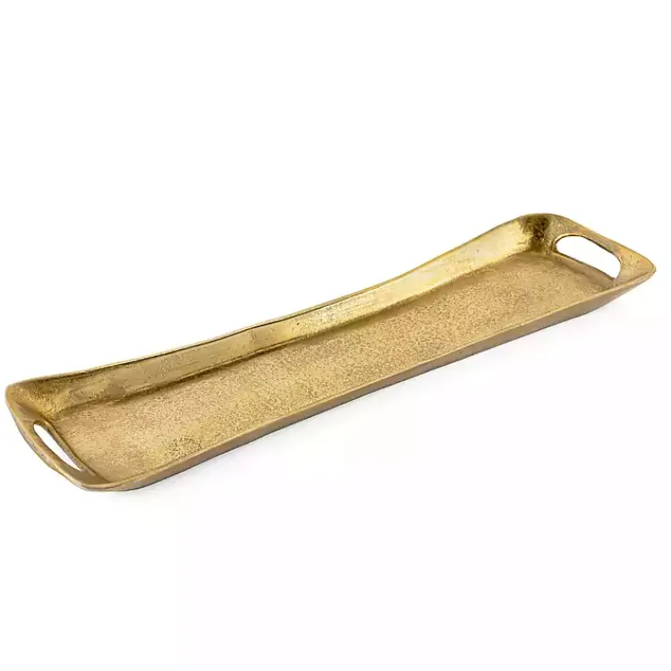 Decorative Trays>Kirklands Home Metal Valor Tray Gold