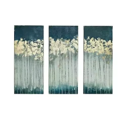 Kirklands Home Gold Midnight Forest Canvas Art Prints, Set of 3 Best