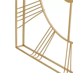 Kirklands Home Minimal Square Open Face Clock Gold Online