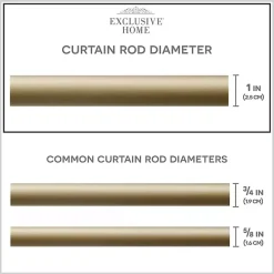 Kirklands Home Gold Open Sphere Curtain Rod, 120 in. Best