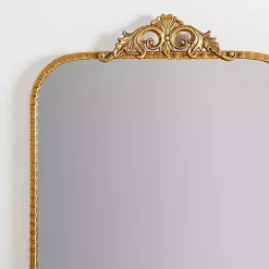 Kirklands Home Gold Ornate Carved Large Wall Mirror Clearance