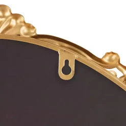 Kirklands Home Gold Oval Baroque Wall Mirror